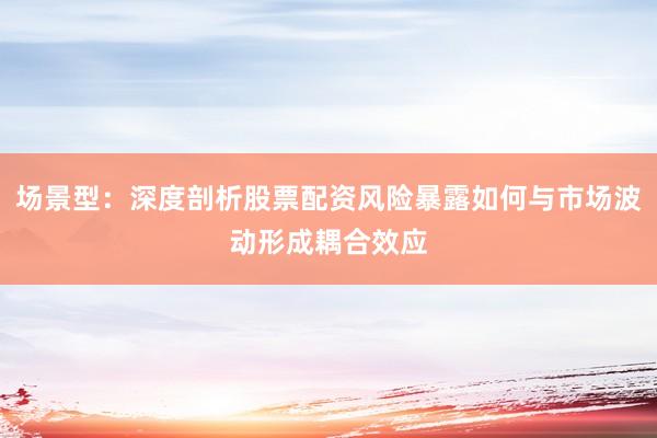 场景型：深度剖析股票配资风险暴露如何与市场波动形成耦合效应